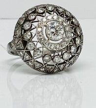 Load image into Gallery viewer, Incredible Vintage Diamond Ring in Platinum
