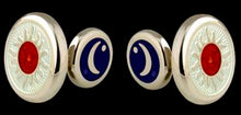 Load image into Gallery viewer, David Oscarson Celestial Cuff Links in Sterling Silver