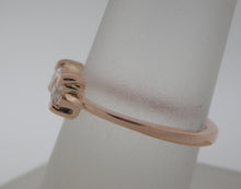 Load image into Gallery viewer, Adorable Rose Gold Diamond "Bow" Ring
