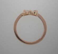 Load image into Gallery viewer, Adorable Rose Gold Diamond "Bow" Ring