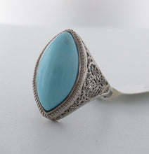 Load image into Gallery viewer, Antique Armenian Handmade Turquoise Ring