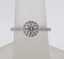Load image into Gallery viewer, Dainty Seng Firey Diamond™ Halo Ring in White Gold
