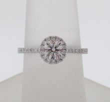 Load image into Gallery viewer, Dainty Seng Firey Diamond™ Halo Ring in White Gold
