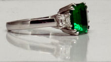 Load image into Gallery viewer, 2.06ct Muzo Emerald and Diamond Ring
