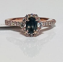Load image into Gallery viewer, Brazilian Alexandrite and Diamond Ring
