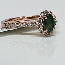 Load image into Gallery viewer, Brazilian Alexandrite and Diamond Ring
