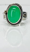 Load image into Gallery viewer, Vintage Handmade Chrysoprase Ring

