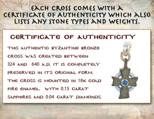 Nouveau 1910 Byzantine Cross Necklace