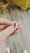 Load and play video in Gallery viewer, Vintage Style Ruby Ring
