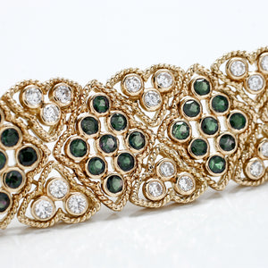 Breathtaking Alexandrite and Diamond Bracelet