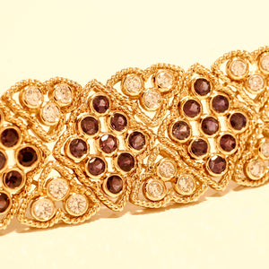 Breathtaking Alexandrite and Diamond Bracelet
