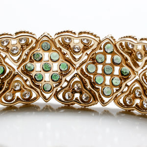 Breathtaking Alexandrite and Diamond Bracelet