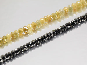 Shimmering Black Diamond Necklace
