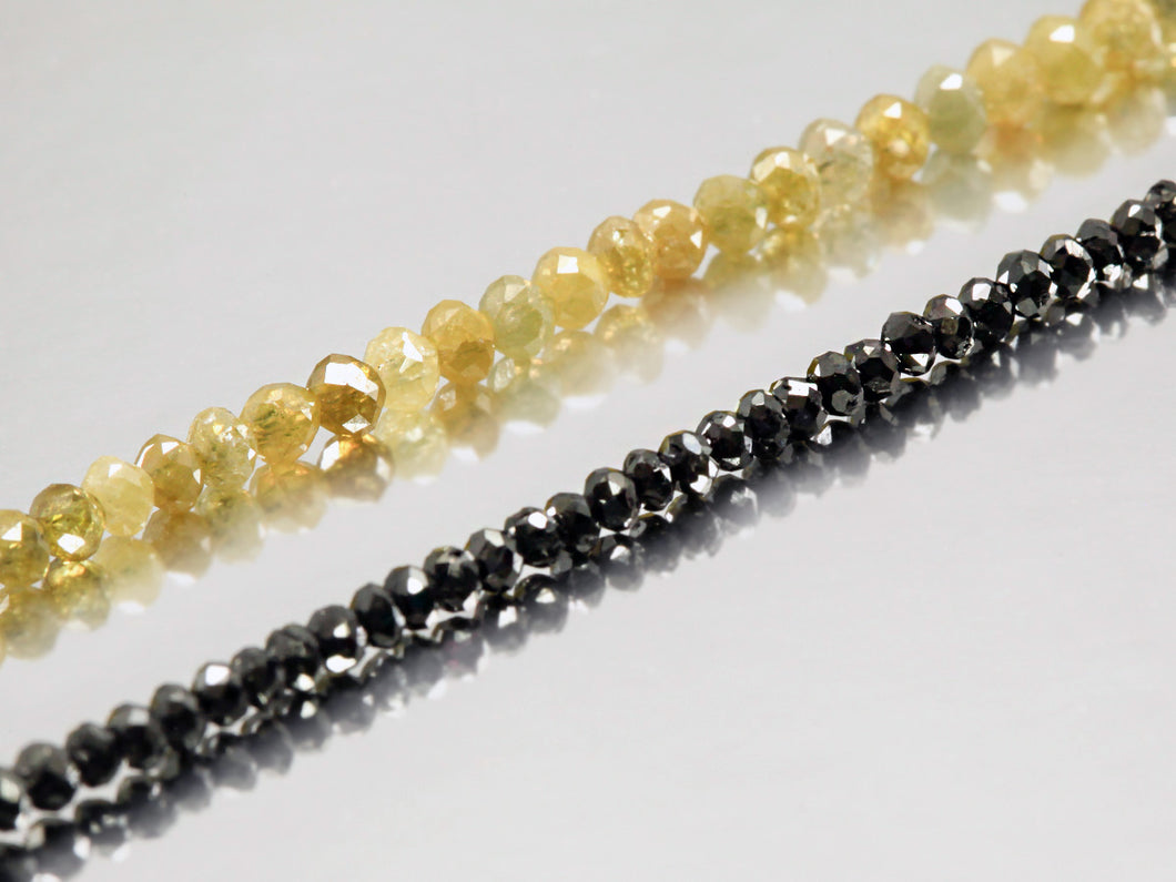 Shimmering Black Diamond Necklace