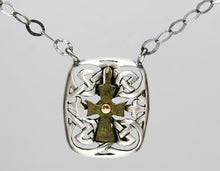 Load image into Gallery viewer, Nouveau 1910 Byzantine Cross Necklace
