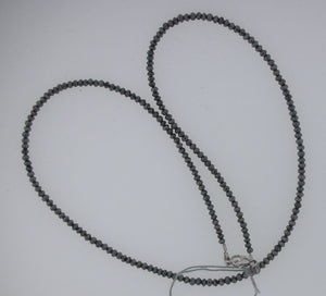 Shimmering Black Diamond Necklace
