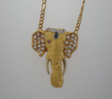 Load image into Gallery viewer, Enchanting Elephant Pendant in 18k Yellow Gold
