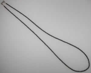 Shimmering Black Diamond Necklace