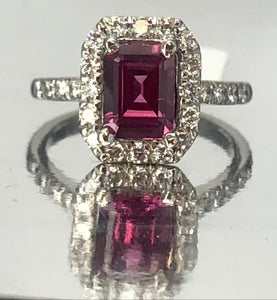 Unique Fancy Color Sapphire and Diamond Ring