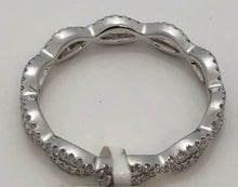 Load image into Gallery viewer, Diamond Infinity Eternity Stackable Ring
