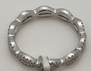 Diamond Infinity Eternity Stackable Ring