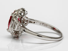 Load image into Gallery viewer, Brilliant Antique Ruby and Diamond Ring

