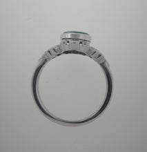 Load image into Gallery viewer, Dainty Black Opal and Diamond Ring
