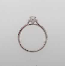 Load image into Gallery viewer, Dainty Seng Firey Diamond™ Halo Ring in White Gold
