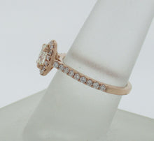 Load image into Gallery viewer, Rose Gold Oval Diamond Halo Ring
