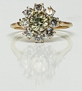 Lemony Seng Firey Diamond™️ Flower Diamond Ring