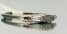 Load image into Gallery viewer, Classic Vintage Stackable Baguette Diamond Band
