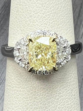 Load image into Gallery viewer, 1.52ct Canary Diamond Ring
