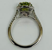 Load image into Gallery viewer, Mali Garnet Halo Ring with Diamonds
