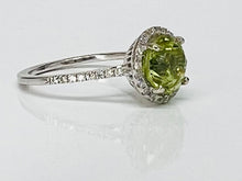 Load image into Gallery viewer, Mali Garnet Halo Ring with Diamonds
