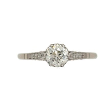 Load image into Gallery viewer, Deco Old European Diamond Engagement Ring in Platinum
