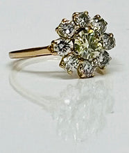 Load image into Gallery viewer, Lemony Seng Firey Diamond™️ Flower Diamond Ring
