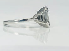 Load image into Gallery viewer, Vintage Deco Style Hexagonal and Baguette Diamond Ring
