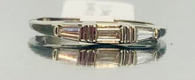 Load image into Gallery viewer, Classic Vintage Stackable Baguette Diamond Band
