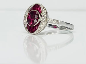 Vintage Style Ruby Ring