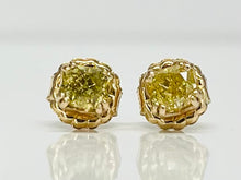 Load image into Gallery viewer, 1.02ctw Natural Fancy Intense Yellow VVS Diamond Studs
