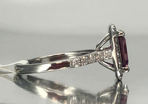 Unique Fancy Color Sapphire and Diamond Ring