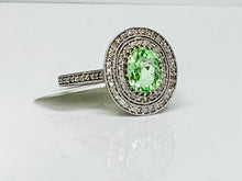 Load image into Gallery viewer, Paraiba Tourmaline and Diamond Ring
