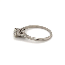 Load image into Gallery viewer, Deco Old European Diamond Engagement Ring in Platinum
