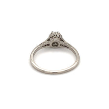 Load image into Gallery viewer, Deco Old European Diamond Engagement Ring in Platinum
