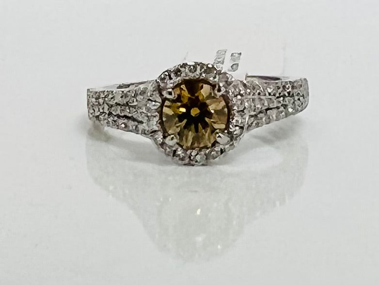 Natural Canary Seng Firey Diamond™️ Ring