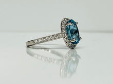 Load image into Gallery viewer, Aquamarine and Diamond Ring

